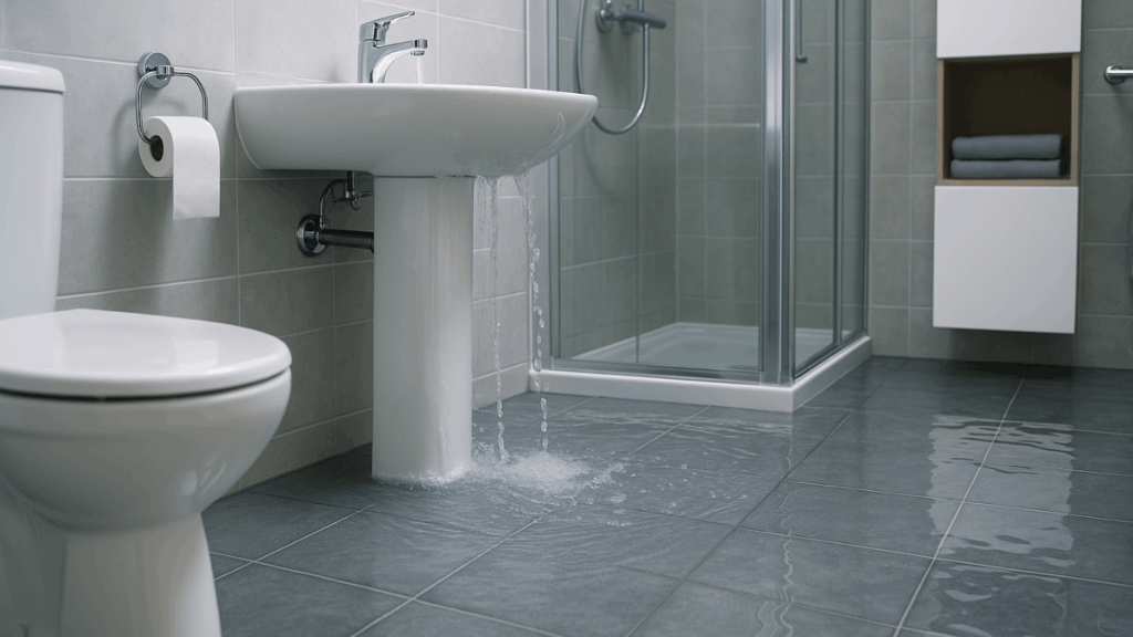 Oversmømmelse på badet. Trenger du rørleggervakt grefsen er det bare å ringe